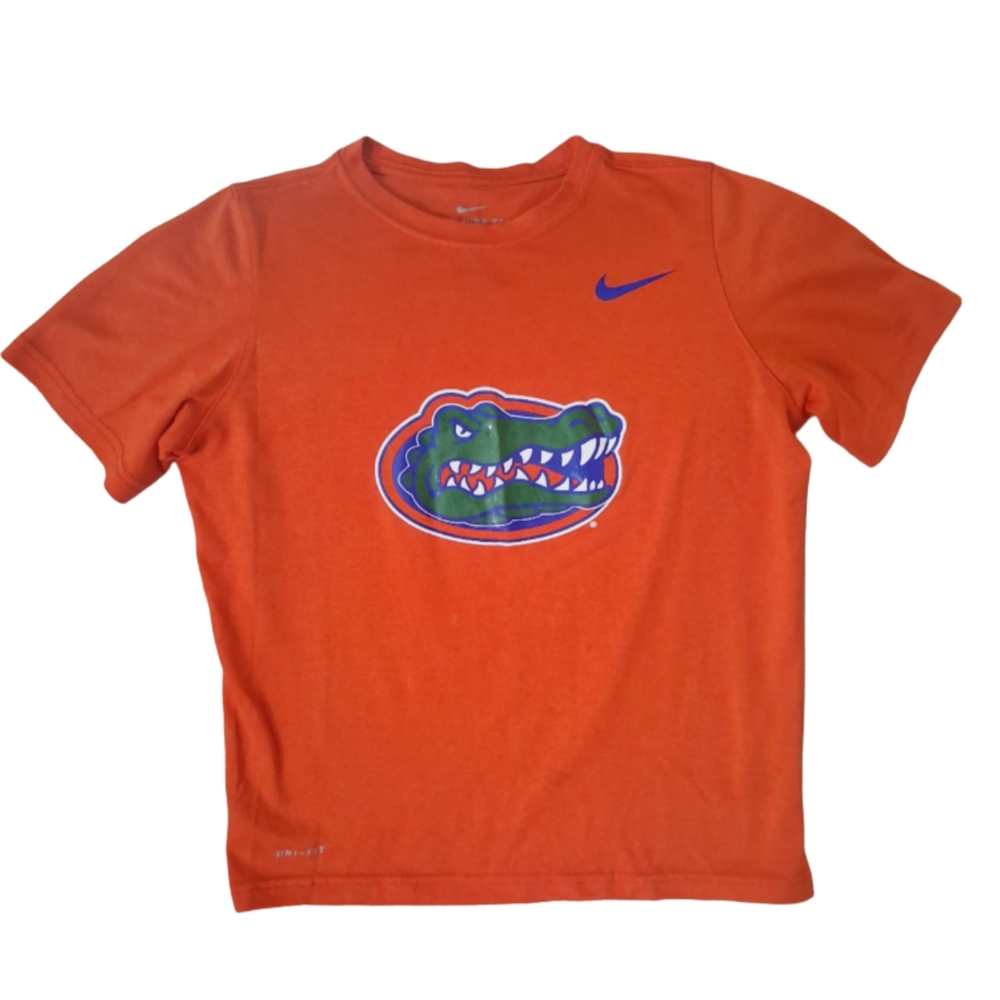 Nike Kids Orange Florida Gator Graphic Tee Sz M